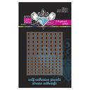 Bazzill Self-Adhesive Jewels 3mm & 4mm Mix 108/Pkg-Tangerine Blast by Bazzill: Product Image