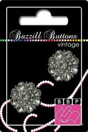 Bazzill Vintage Buttons-Helene 1" 2/Pkg by Bazzill: Product Image