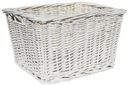 Small Wicker Basket-White by Imagine This!: Product Image