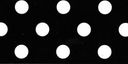 Decorative Packing Tape 1.875" Wide 25 Yard Roll-Black Polka Dot by Fancy That: Product Image