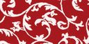Decorative Packing Tape 1.875" Wide 25 Yard Roll-Red Scroll by Fancy That: Product Image