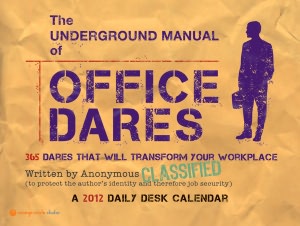 2012 Underground Manual of Office Dares Daily Desk Calendar
