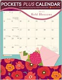 2012 Bold Blossoms Pockets Plus Wall Calendar