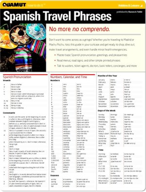 Spanish Travel Phrases (Quamut)