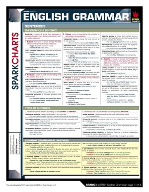 English Grammar (SparkCharts)