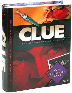 Clue Bookshelf Game