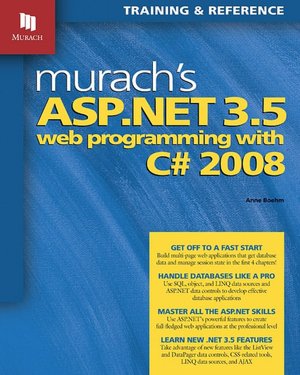 Text books downloads Murach's ASP.NET 3.5 Web Programming with C# 2008