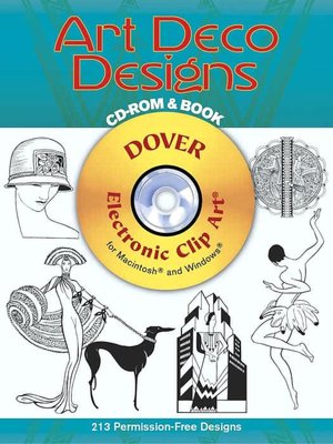 Art Deco Designs CD-ROM and Book (Dover Electronic Clip Art Series)