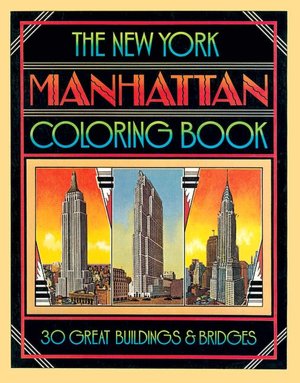 New York Manhattan Coloring Book