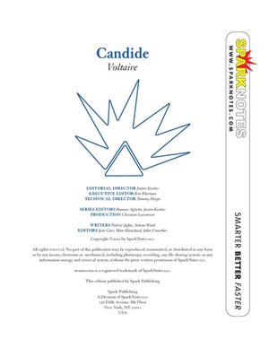 Candide (SparkNotes Literature Guide Series)