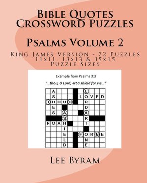 Bible Crossword Puzzles on Barnes   Noble   Bible Quotes Crossword Puzzles By Lee Byram