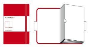 Moleskine Classic Red Large Memo Pockets