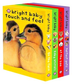 Bright Baby Touch and Feel Slipcase: On the Farm, Baby Animals, At the Zoo and Perfect Pets