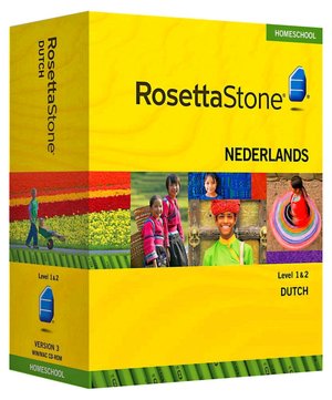 Rosetta Stone Homeschool Version 3 Dutch Level 1 & 2 Set: with Audio Companion, Parent Administrative Tools & Headset with Microphone