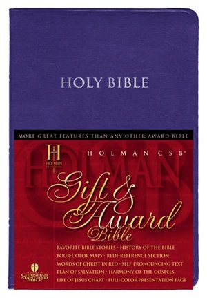 HCSB Gift and Award Bible: Holman Christian Standard Bible, white imitation leather