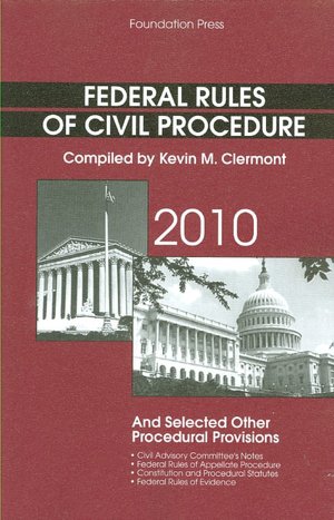 Federal Rules of Civil Procedure and Selected Other Procedural Provisions