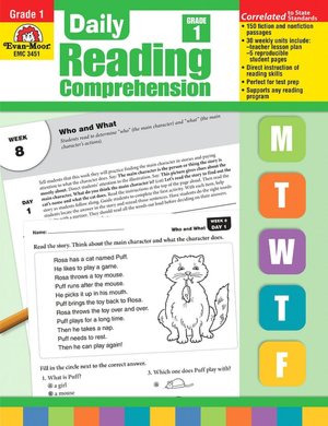Daily Reading Comprehension: Grade 1