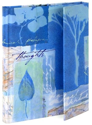 Par Avion Blue Thoughts Magnetic Lined Journal 9x7