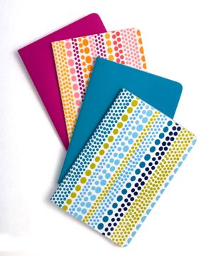 Jonathan Adler Weight Assorted Colors Paper Notebooks -Set of 4