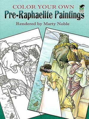 Color Your Own Pre-Raphaelite Paintings