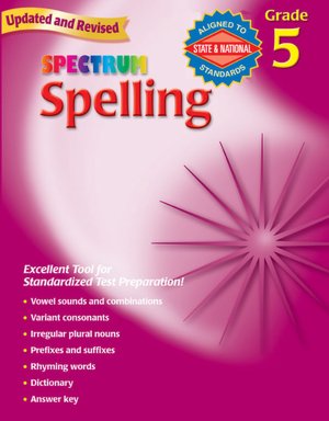 Spectrum Spelling: Grade 5