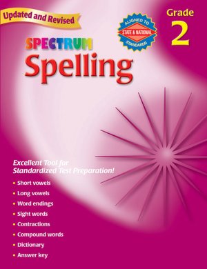 Spectrum Spelling: Grade 2