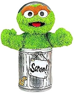 Sesame Street Oscar the Grouch 10 inch plush doll