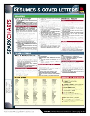 Resumes and Cover Letters (SparkCharts)