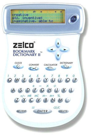 Zelco Electronic Bookmark Dictionary: Version II
