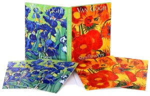 Van Gogh Sunflowers Portfolio notes set of 10