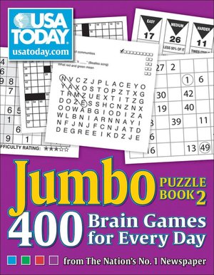 USA TODAY Jumbo Puzzle Book 2: 400 Brain Games for Every Day