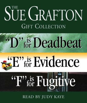 Sue Grafton DEF Gift Collection: D is for Deadbeat, E is for Evidence, F is for Fugitive