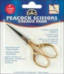 Peacock Embroidery Scissors 4"-Gold Plated by DMC: Product Image