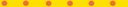 Dippy Dots Ribbon 3/8" Wide 9 Feet-Yellow/Orange by Offray: Product Image