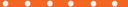 Dippy Dots Ribbon 3/8" Wide 9 Feet-Orange/White by Offray: Product Image