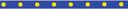 Dippy Dots Ribbon 3/8" Wide 9 Feet-Electric Blue/Yellow by Offray: Product Image