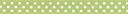Confetti Dots Ribbon 5/8" 3 Yards-Lime & White by Offray: Product Image