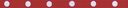 Dippy Dots Ribbon 3/8" Wide 9 Feet-Hot Red/White by Offray: Product Image