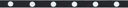 Dippy Dots Ribbon 3/8" Wide 9 Feet-Black/White by Offray: Product Image