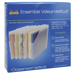 Cropper Hopper Vertical Paper Holder Value Pack-Frost 12