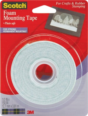 Scotch Foam Mounting Tape-.5