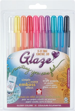 Gelly Roll Glaze Pens 10/Pkg-Brights