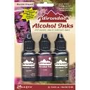 Adirondack Alcohol Ink .5 Ounce 3/Pkg-Mountain Vineyard-Espresso/Raisin/Pesto by Ranger: Product Image