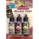 Adirondack Alcohol Ink .5 Ounce 3/Pkg-Cottage Path-Slate/Currant/Meadow by Ranger: Product Image