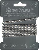Geinuine Rhinstone Trim 36"-Silver by Vision Trims: Product Image