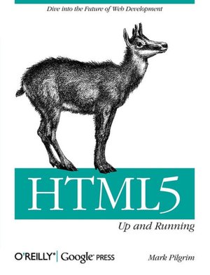 HTML5: Up and Running