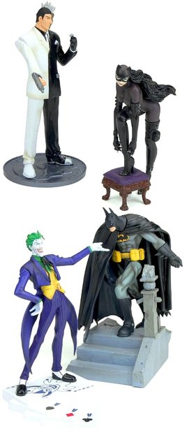 Batman Kia Asamiya Set 1: Batman/Catwoman/Joker/Two Face