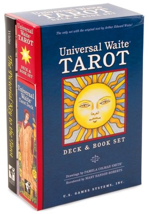 Universal Waite Tarot Deck and Book Set