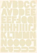 Alpha Stickers 8.25"X5.75" Sheet-Square Cream by Kaisercraft: Product Image