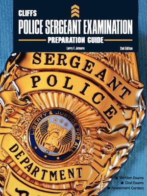 CliffsTestPrep Police Sergeant Examination Preparation Guide